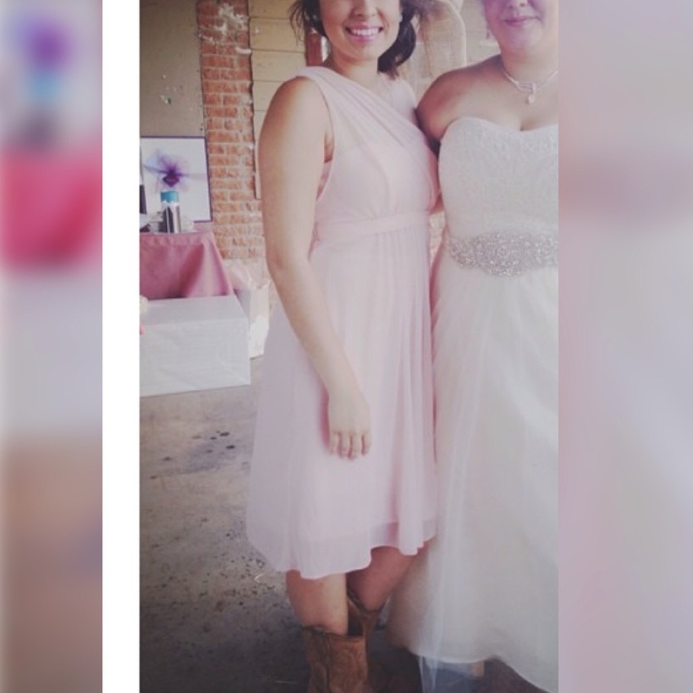 Light Pink Bridesmaid Dress